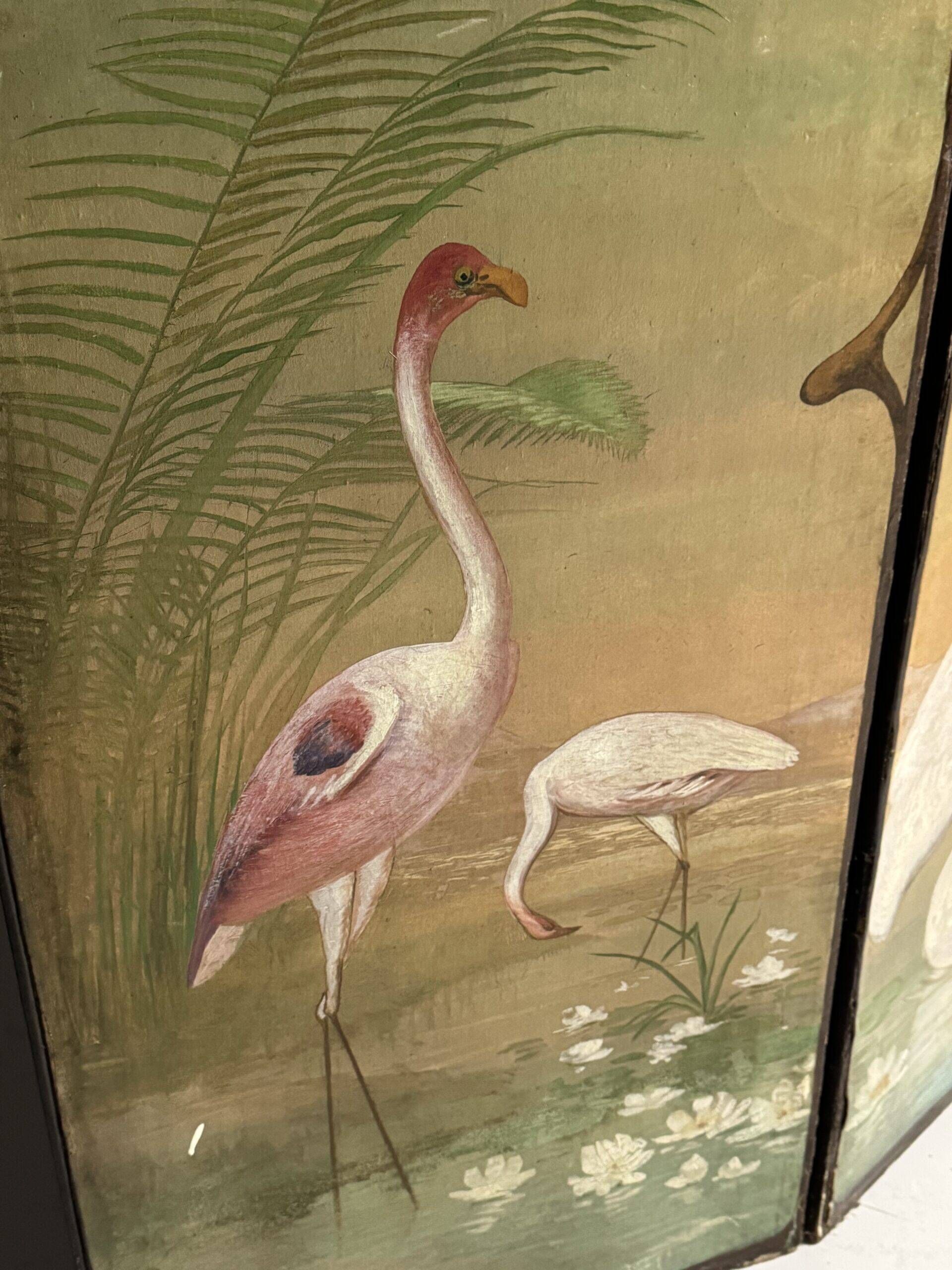 Art nouveau antique room divider