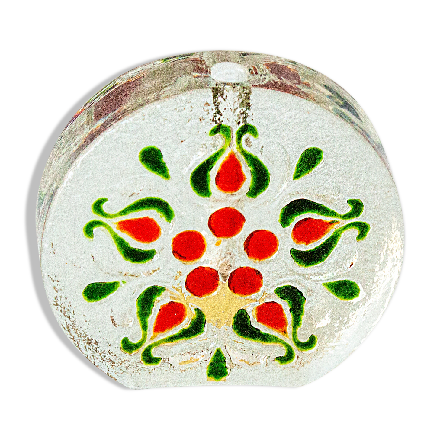 WALTHER Glas Crystalline Solifleur Vaser 1960s Western Germany