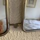 Miroir triptyque de barbier, 1960