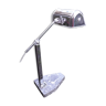 Lampe chromée avec socle marbre gris