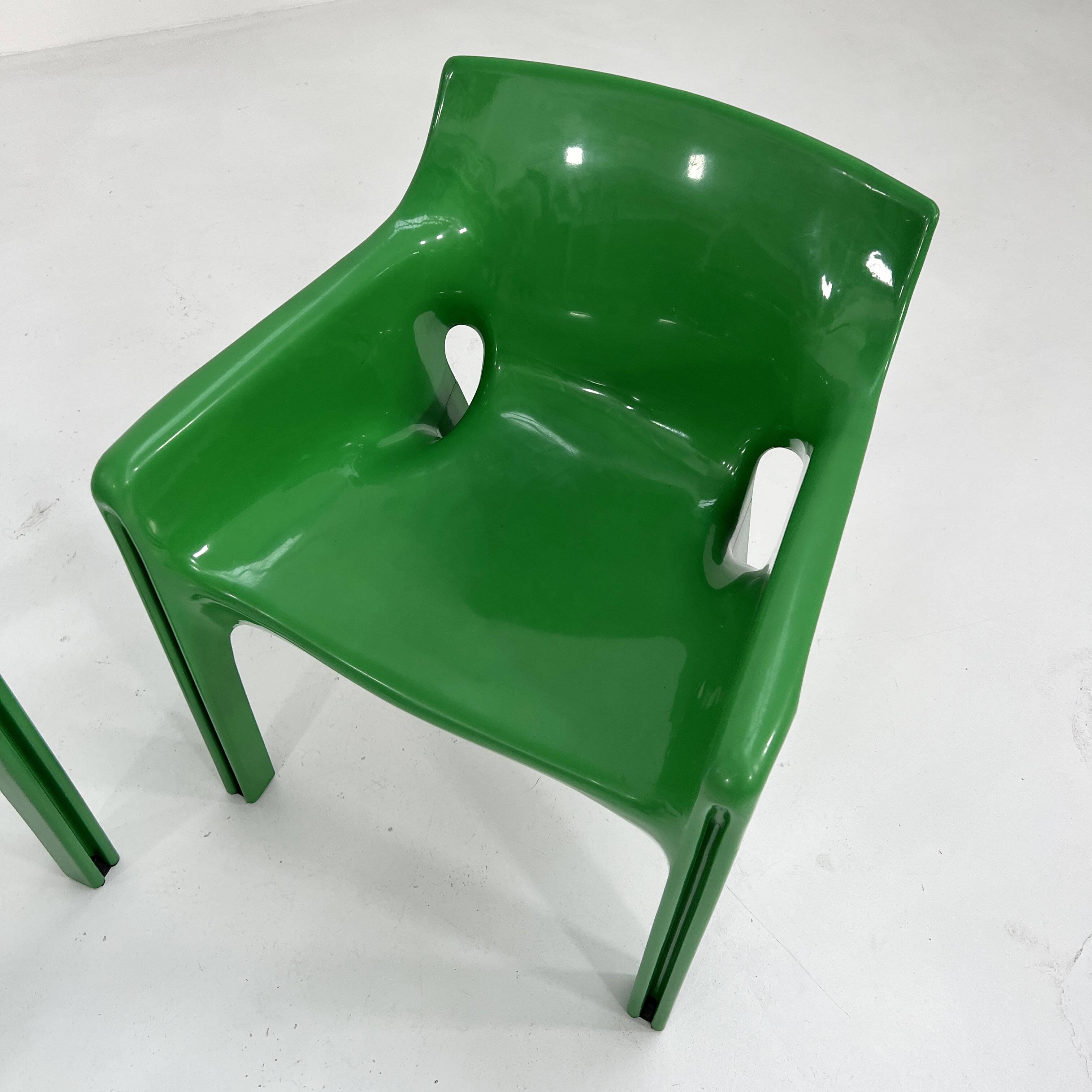 Chaise Gaudi Verte par Vico Magistretti pour Artemide, 1970