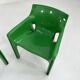 Chaise Gaudi Verte par Vico Magistretti pour Artemide, 1970