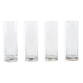 Set of glasses, Hollywood Regency style, 1970s, made in Italy