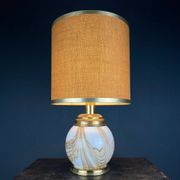 Lampe de table en verre de Murano, Italie, années 1970