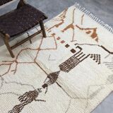Moroccan Berber rug 232 x 142 cm Azilal wool rug