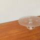 Vintage Scandinavian glass cake stand