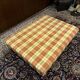 Grand pouf de table basse rembourré en anglais