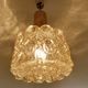 Vintage Pendant Lamp Limburg, Brass & Glass, 70s