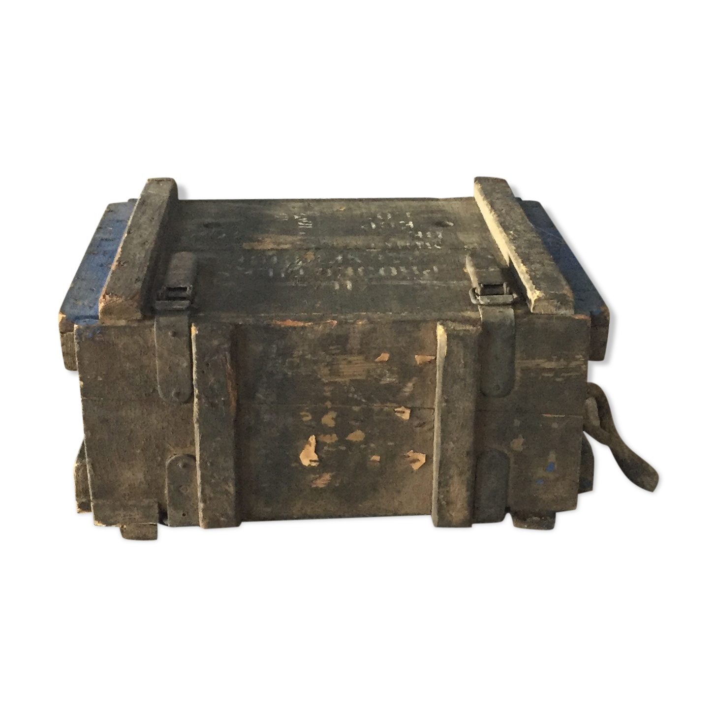 Wooden military crate