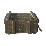 Wooden military crate