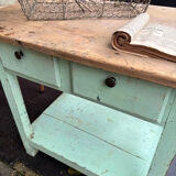 Meuble d’atelier vert