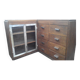 Oak art deco corner unit