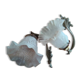 Vintage tulip wall lights