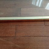 Table basse Italienne laiton et plexiglass 1970