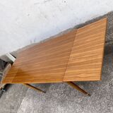 Dining table two extensions vintage Scandinavian style