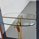 Vintage Floor Mirror with Console Table from Cristal Art, Italy, 1960s