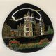 Plat en céramique de Longwy, décor Chambord par Valenti