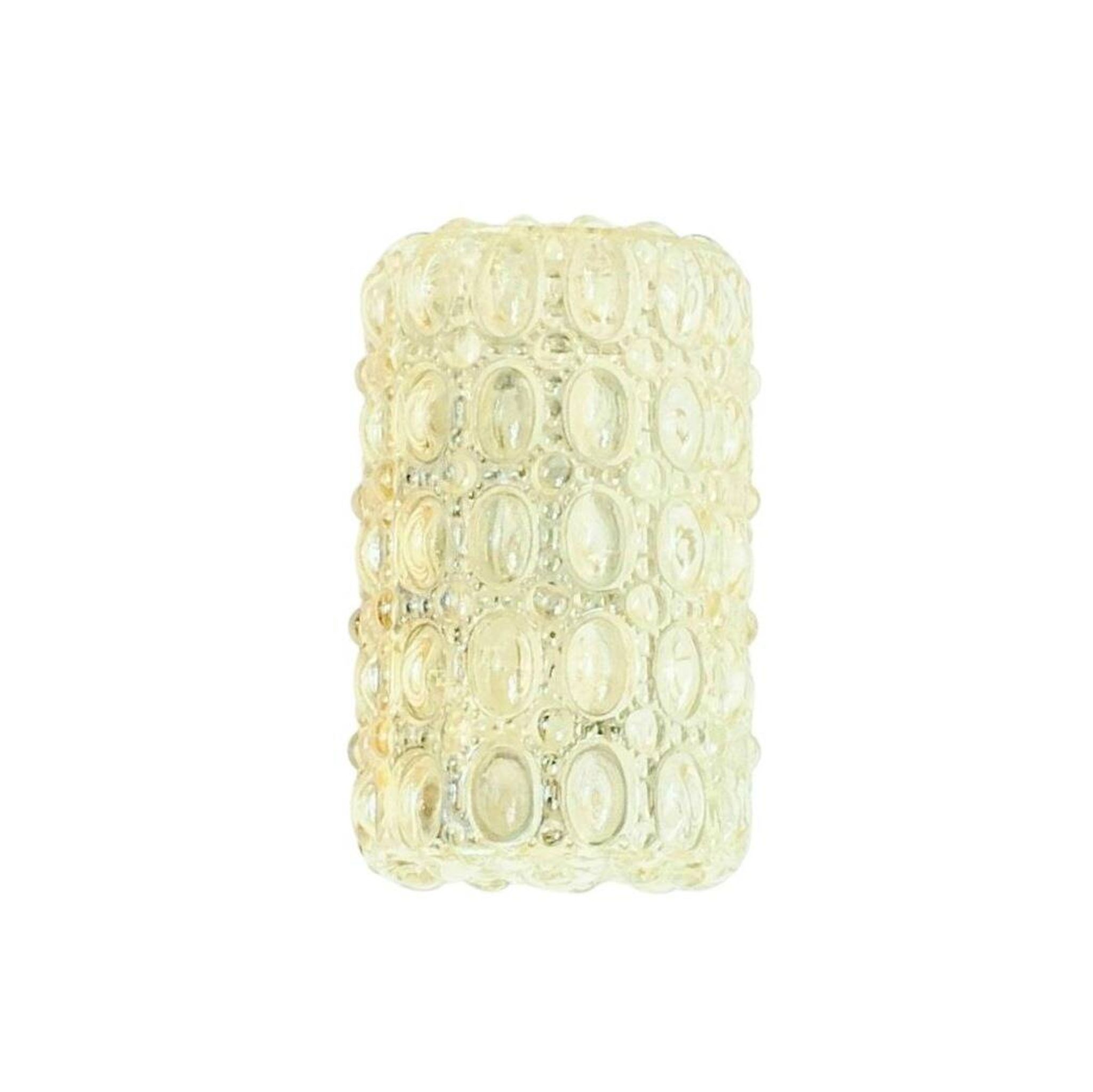 Amber Bubble Glass Wall Light by Helena Tynell for Limburg, Germany, 1970s
