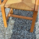 Set of 3 chairs from Regain in solid elm.