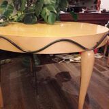 Round sycamore table