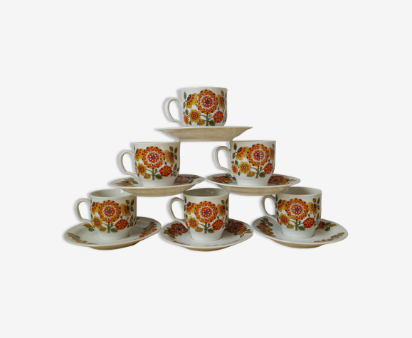Service à expresso pop 70s.
