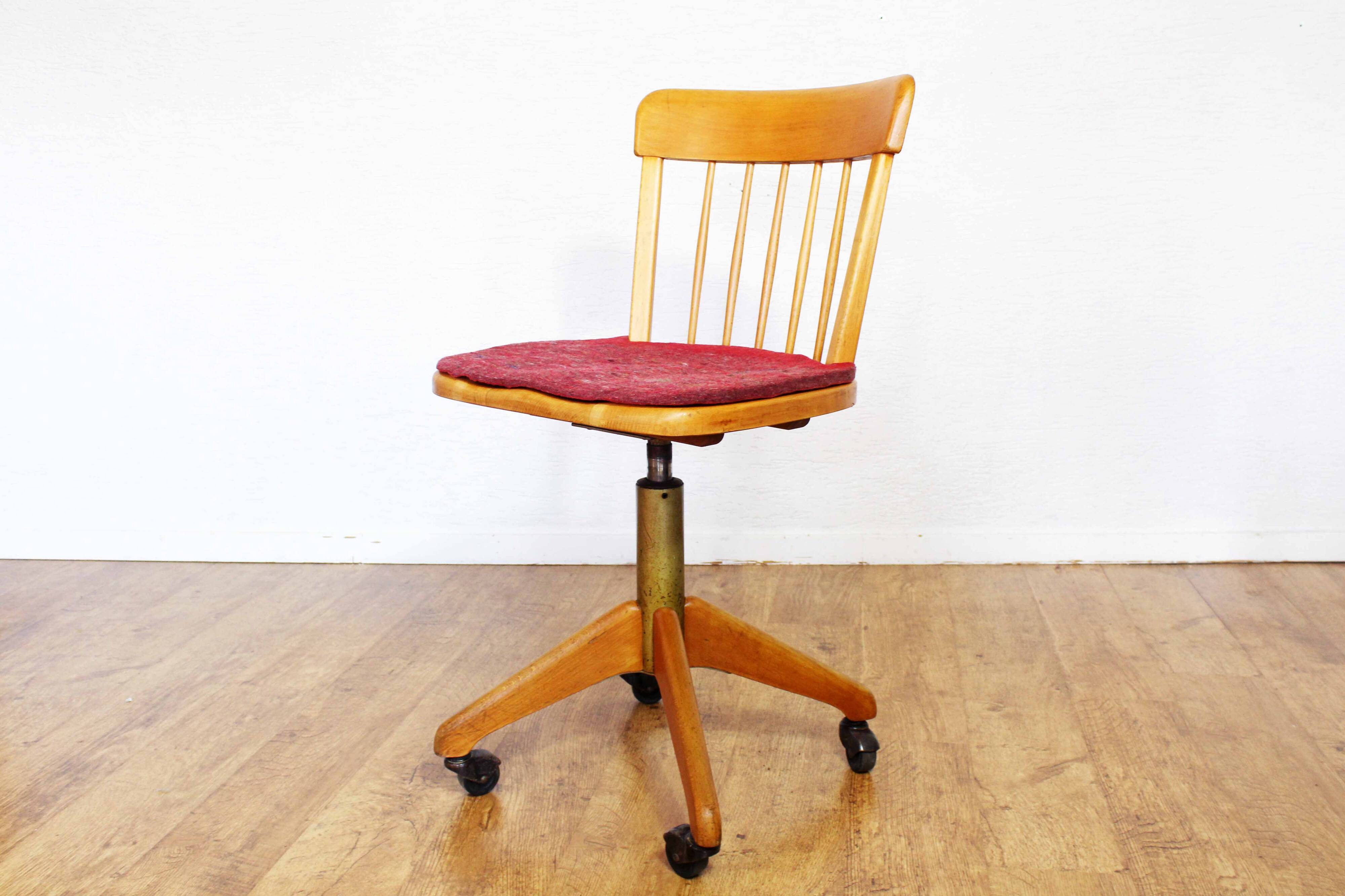 Stoll Giroflex wooden office chair