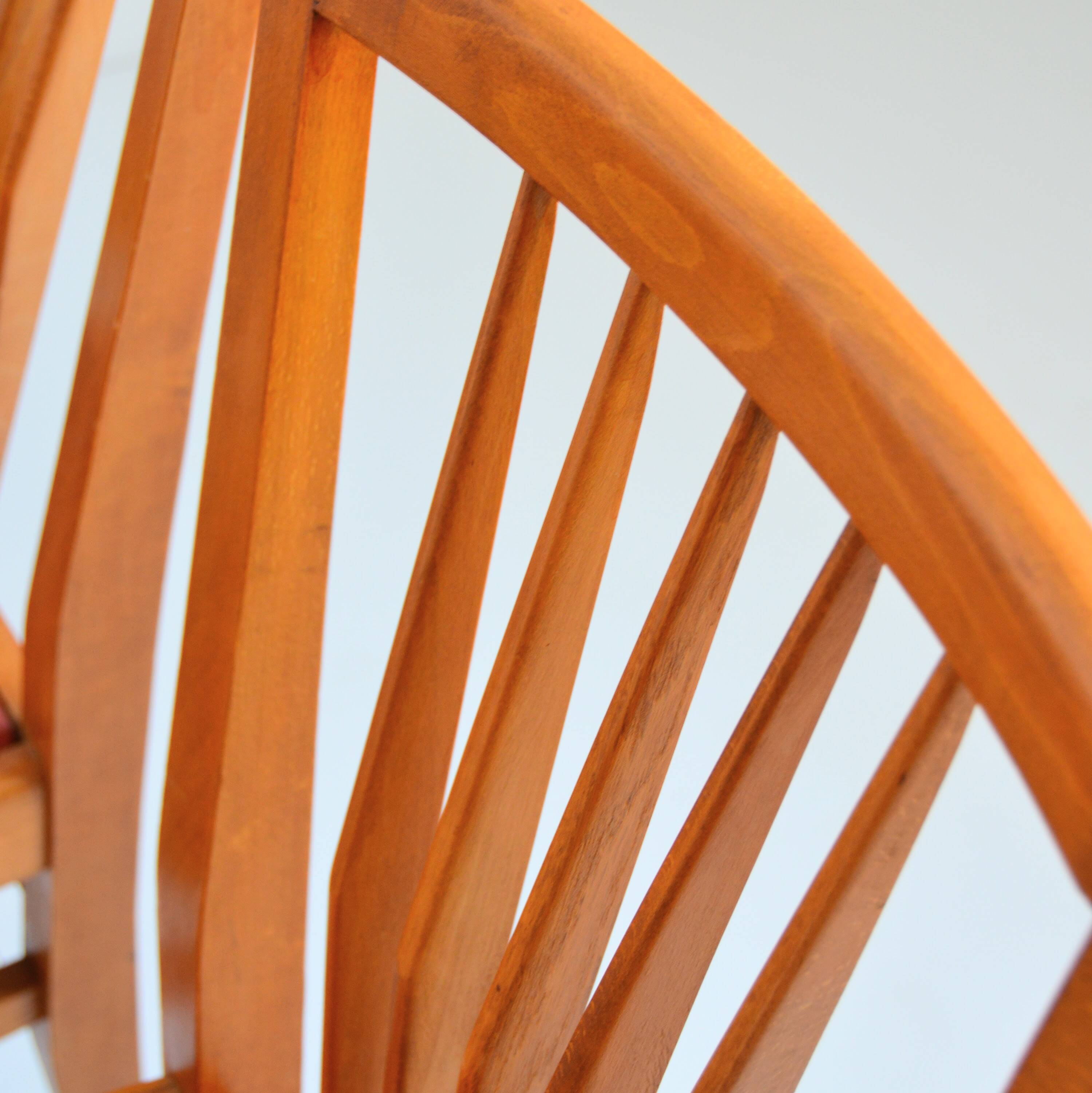 Set of 6 vintage chairs from the 1960s.