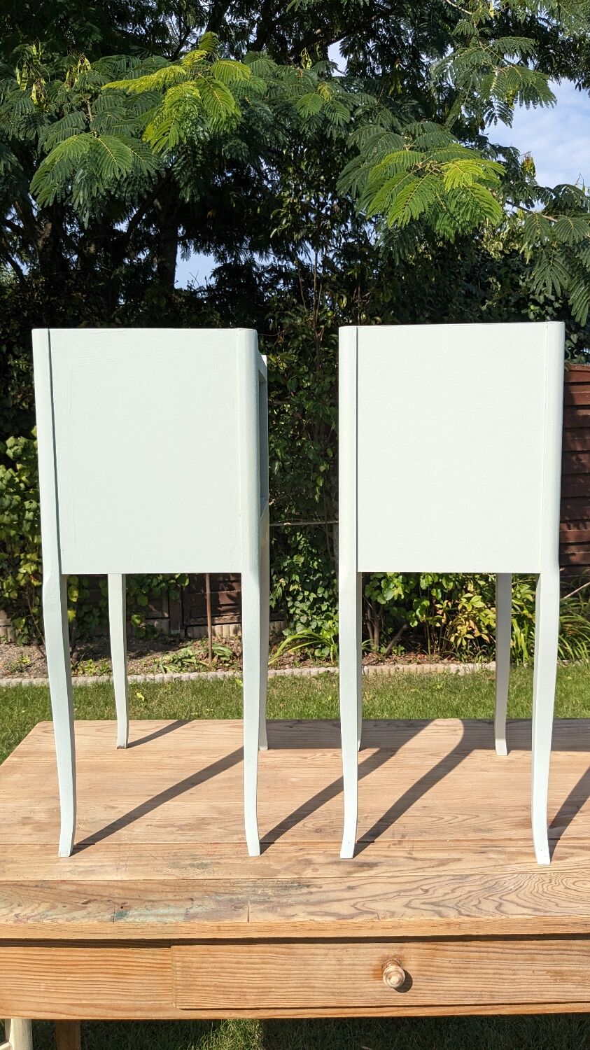 Pair of Louis XV style bedside tables