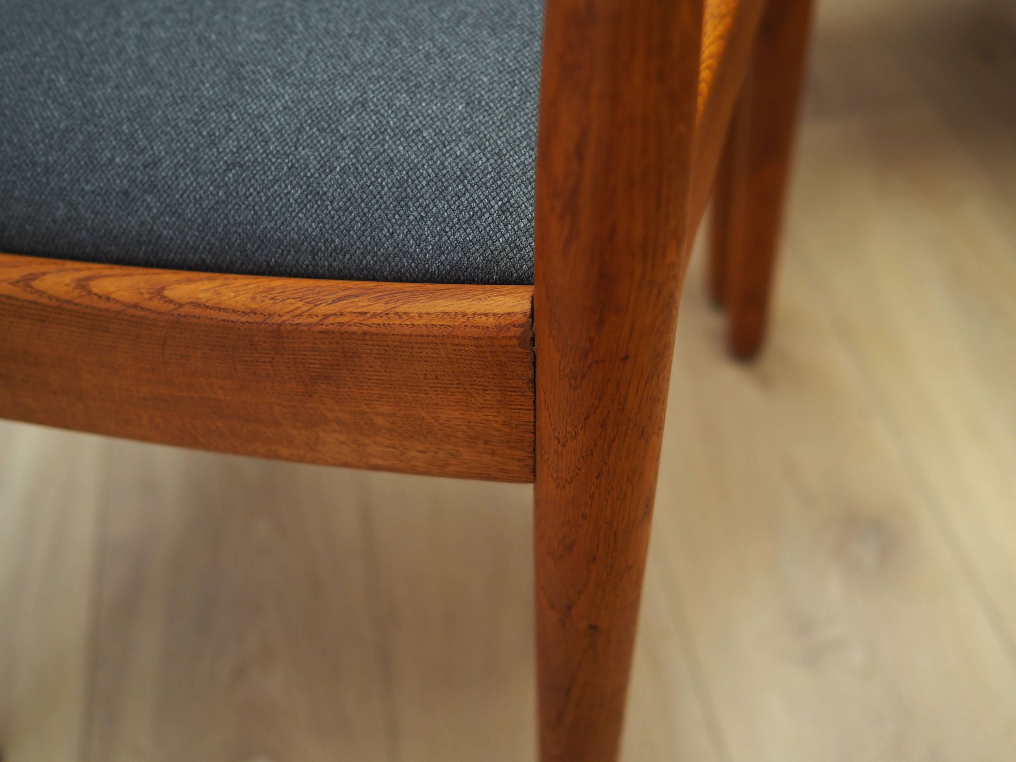 Set of six teak chairs, Danish design, 1970s, designer: Poul M. Volther