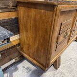 Art Deco sideboard in oak and oak veneer