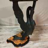 Pair of Italian lacquered and painted consoles