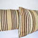 Lumbar cushion cover rayé kilim, set of 2