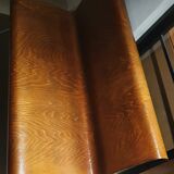 Thermoformed wooden bench. 60s