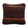Striped Kilim Cushion Cover Handwoven Wool Scatter Pillow- 35x35cm