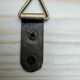 Wall-mounted key holder wooden shelf
