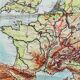 German School Map 1940-41 220x220cm