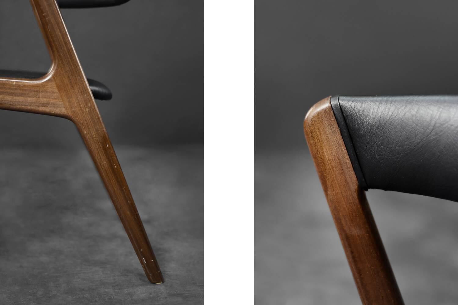 Mid-Century Danish Modern Teak Office Chair Model Fire by Kai Kristiansen