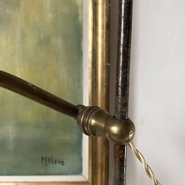 Lampe de bijoutier , lampe de bureau , atelier  début XXe