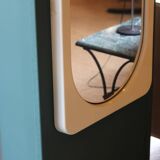 Miroir de pied Space-Age blanc