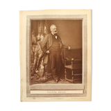 Victor HUGO Photoglyptie 24x19 Photo BERTALL Contemporary Gallery 1876 + text