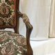 Louis xv style armchair in walnut
