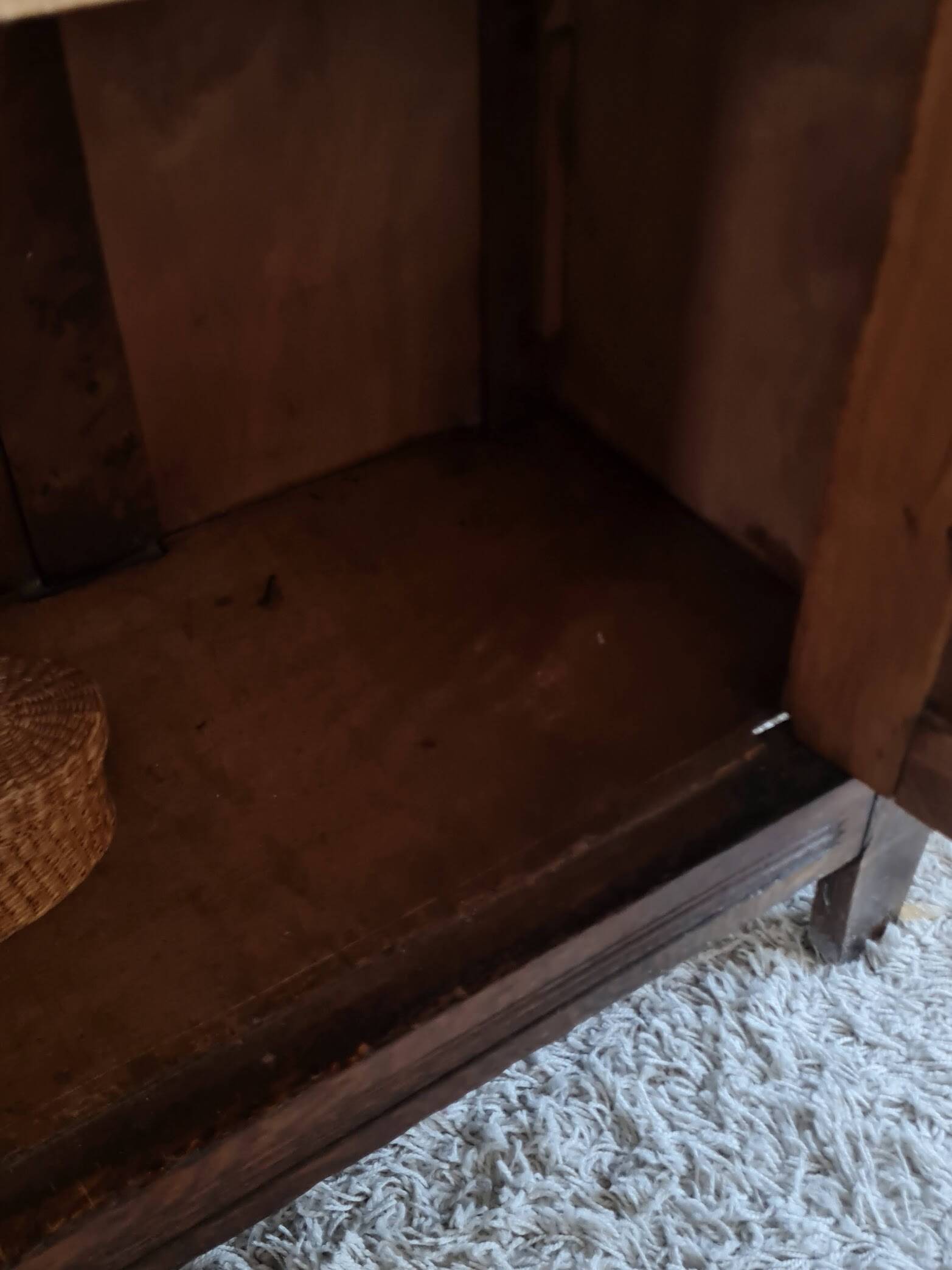 Glass-fronted Parisian wardrobe