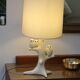 Owls ceramic lamp