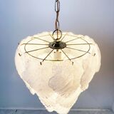 Vintage murano leaf chandelier, 1970s