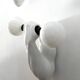 Vintage ceramic wall lamp by JC Peiré 80s