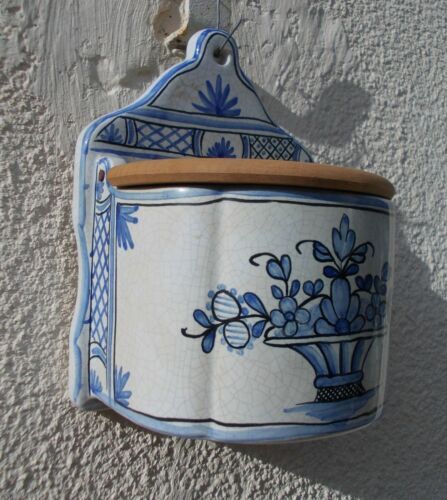 Ceramic salt box Forge les Eaux Rouen