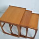 Table gigogne Gplan en teck 1970