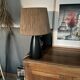 Lampe bohème noire