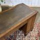 English desk from the 1950s in mahogany with a leather top.