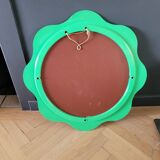 Plastic flower mirror by Finnish designer Makisen Kuvastin